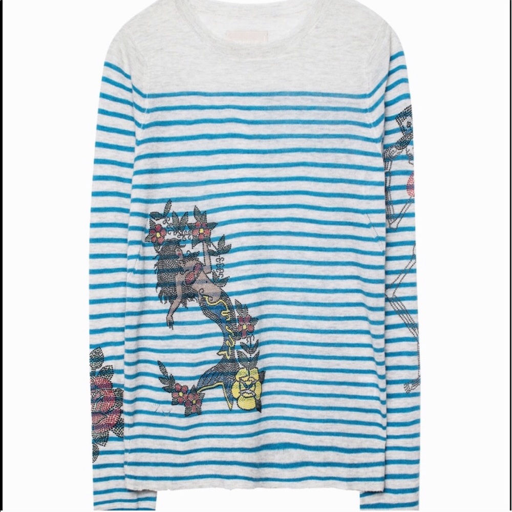 Zadig and voltaire mis ter 100% cashmere medium